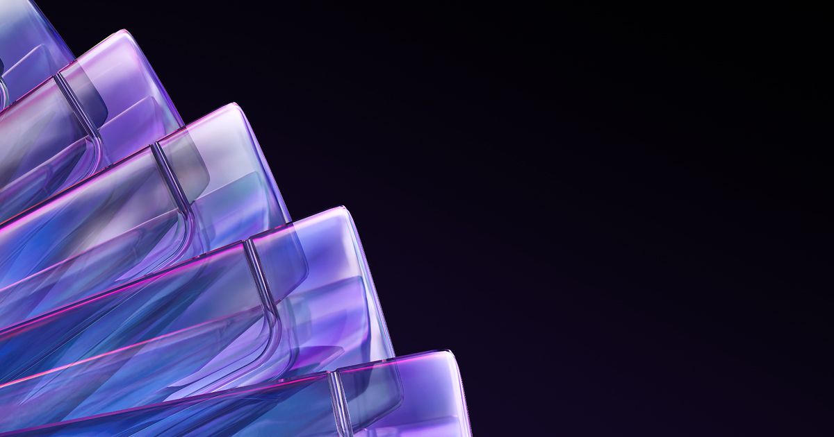 Epic Games’ purple and blue abstract artwork for the Unreal Engine 6 roadmap.
